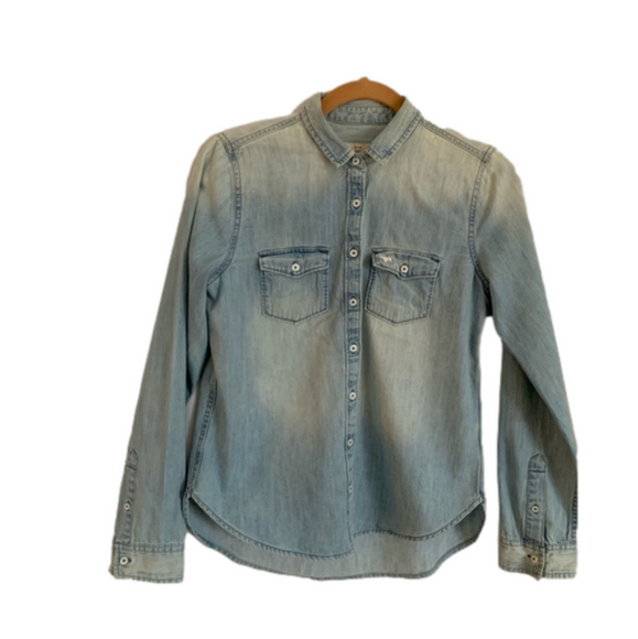 Abercrombie and Fitch denim shirt. - Picture 2 of 6